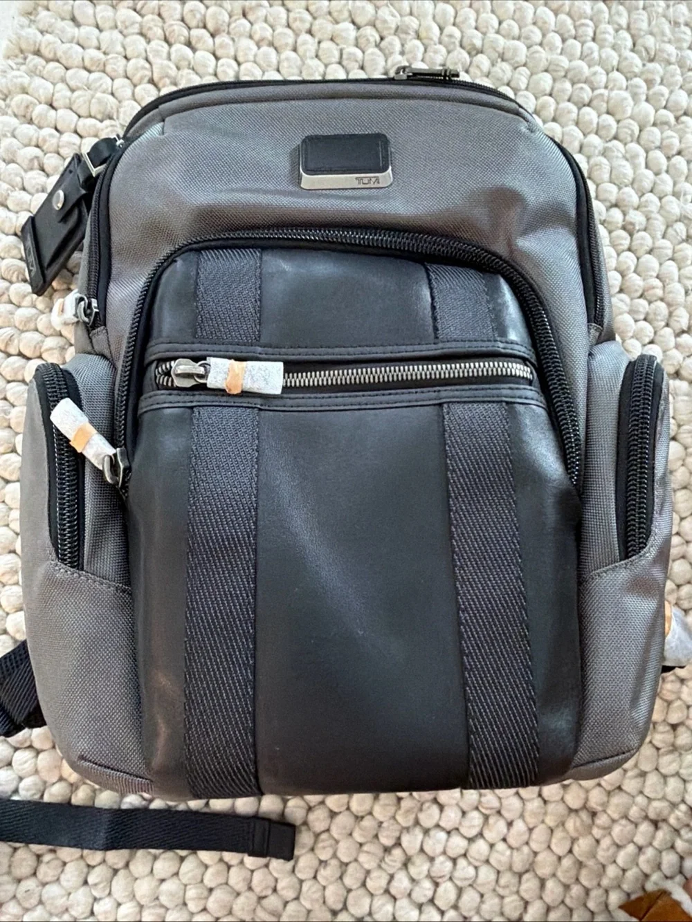 Tumi Grey and Black Men’s backpack